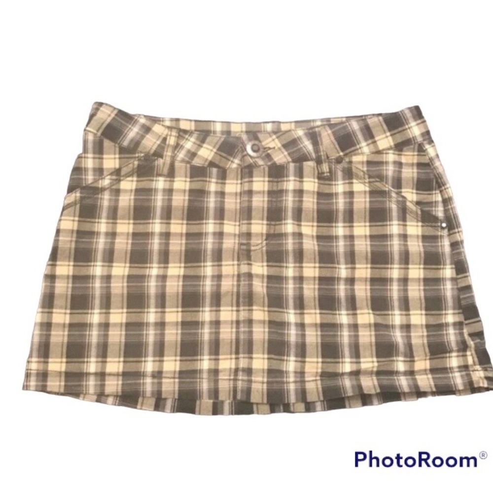 One Tuff Babe Plaid Mini Skirt